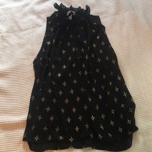 Black see through top